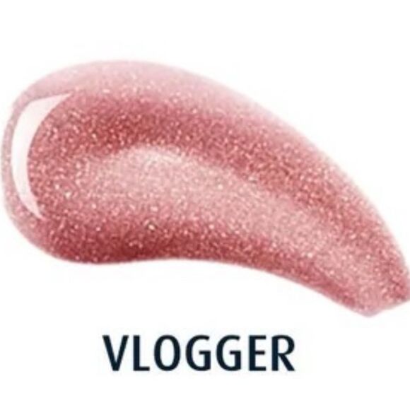 Lune + Aster Shimmering Pink Lip Gloss in Vlogger - Picture 2 of 6